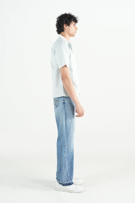 Hawaiian Summer Light Blue Shirt