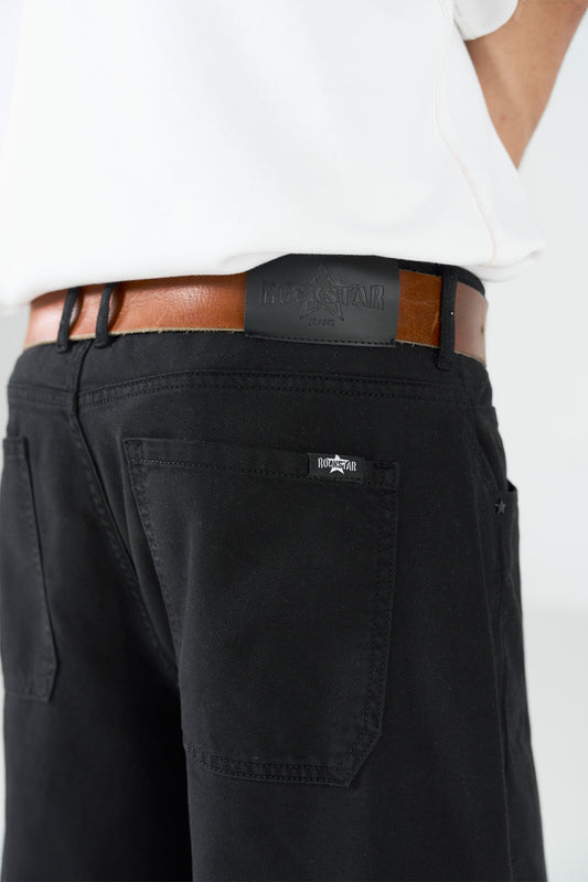 Bamboo Balloon Fit Black Pant shop at Rockstar Jeans