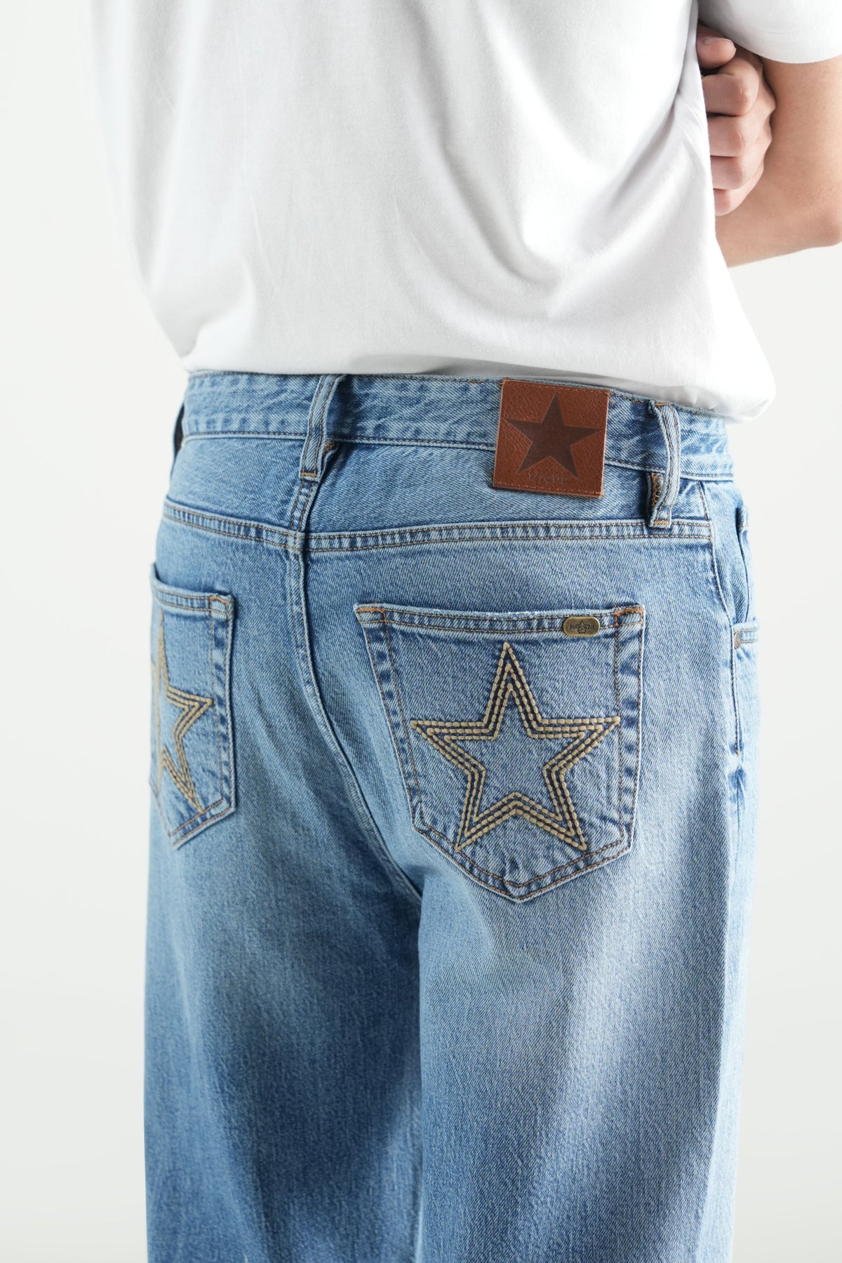 Flare Fit Jeans Mid Blue