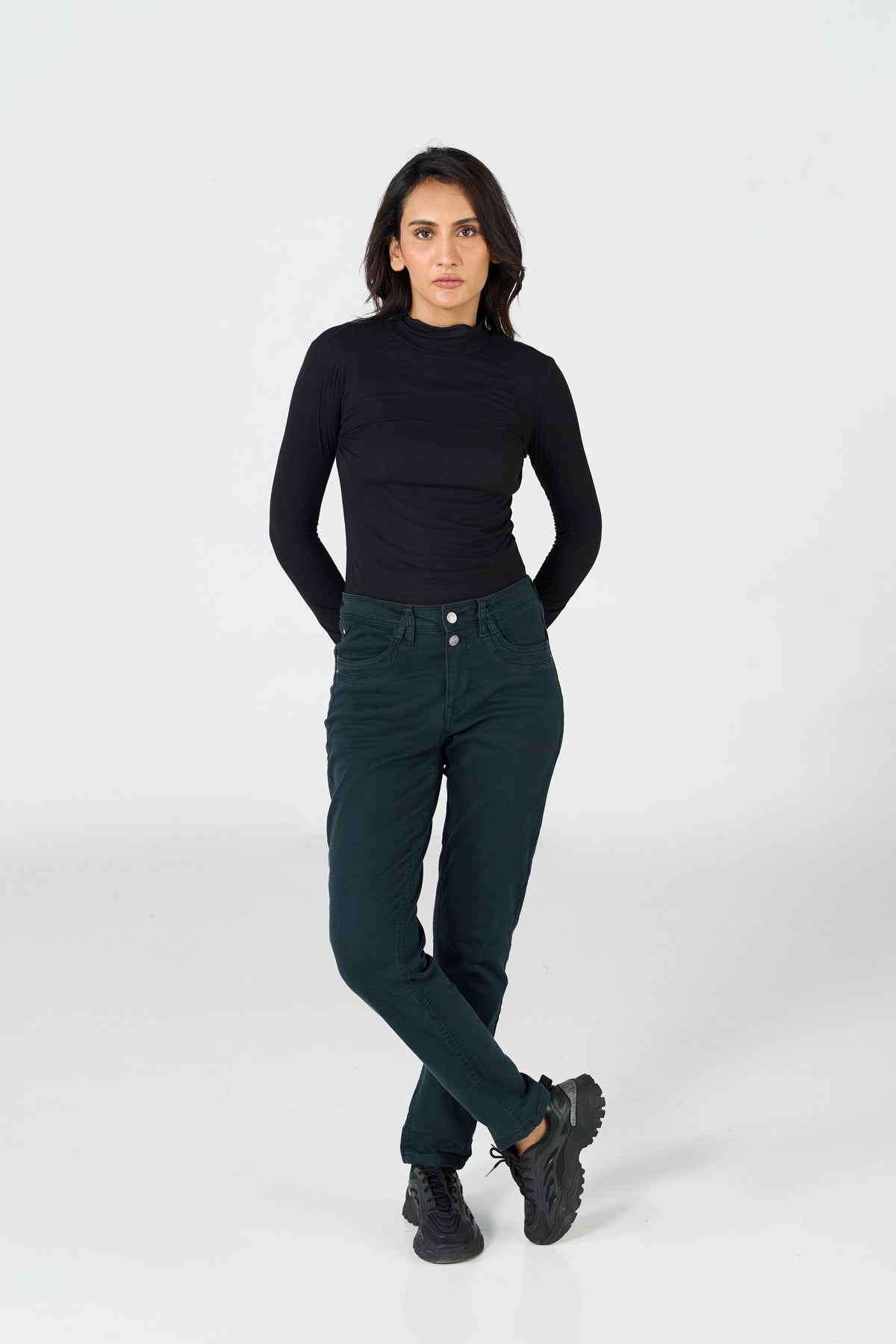 Green Relaxed Pant shop at Rockstar Jeans
