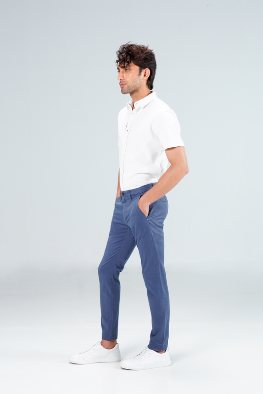 Slim Fit Printed Chino