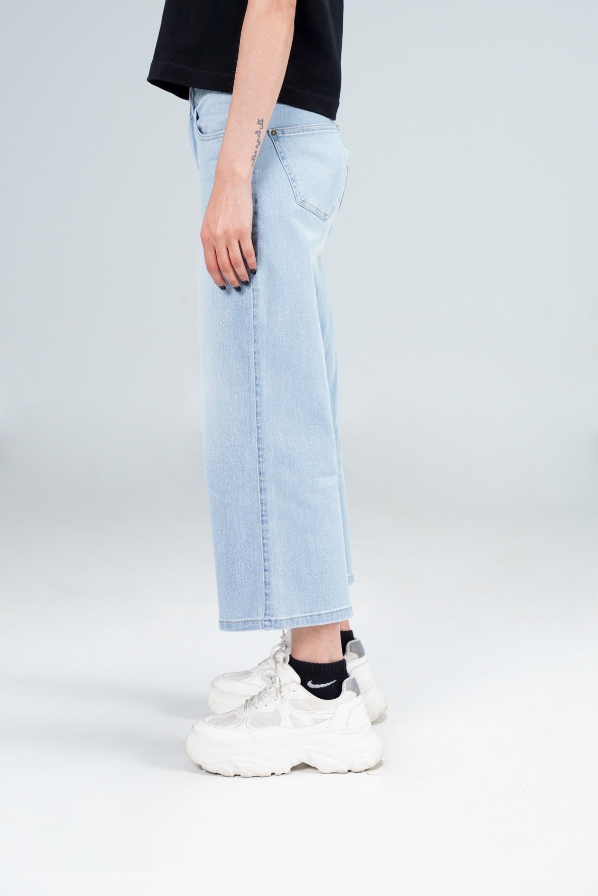 Reverie Palazzo Light Blue shop at rockstar jeans