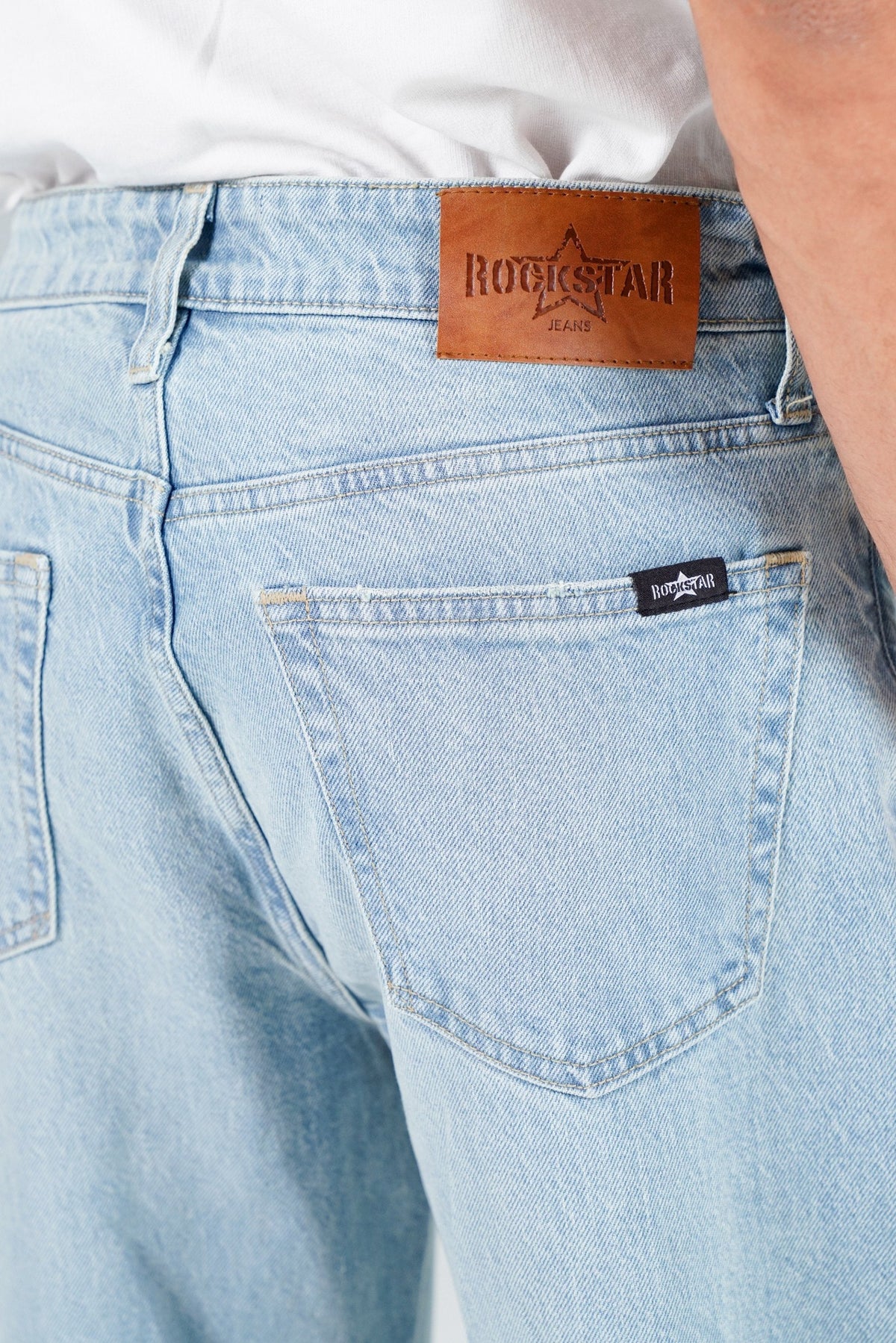 Loose Straight Fit Light Blue shop at Rockstar Jeans