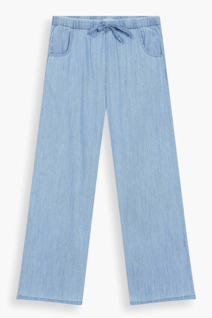 High Rise Wide Leg Trouser Jeans Light Blue