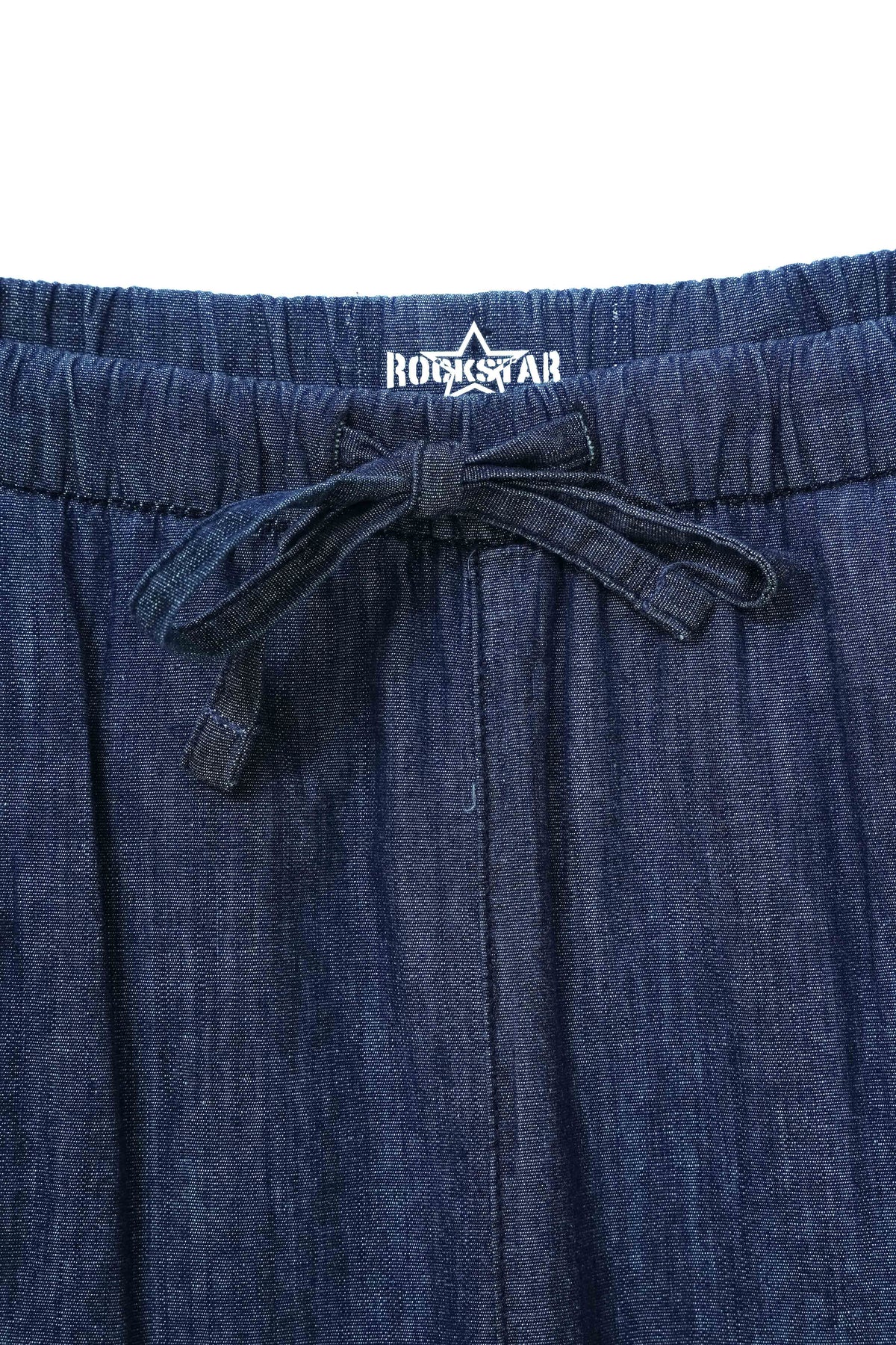 High Rise Wide Leg Trouser Jeans Dark Blue