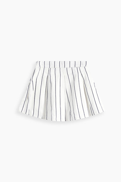 Striped Skirt With Inner Shorts