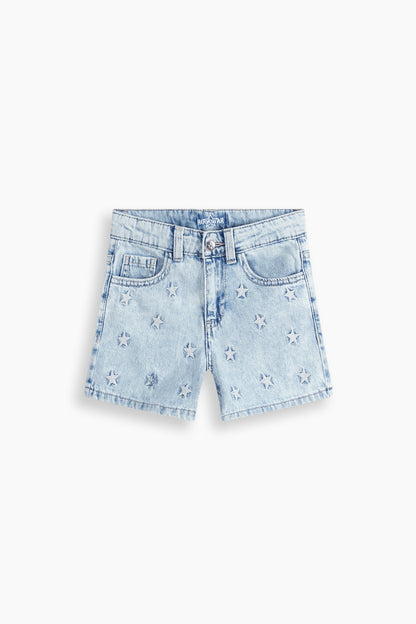 Star Embroidery Shorts