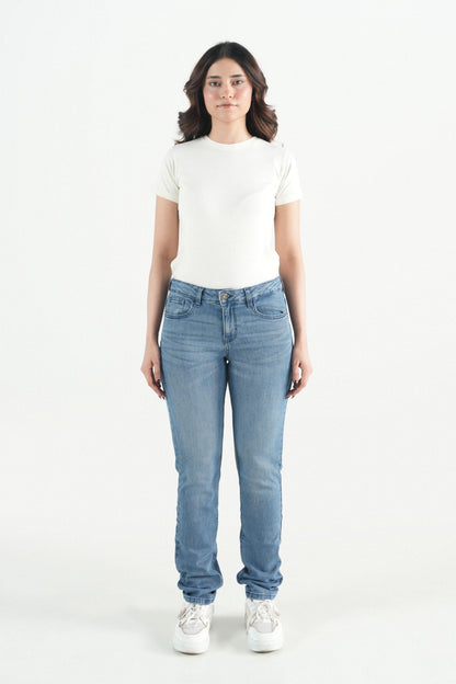 Essential Mid-Blue Denim Jeans