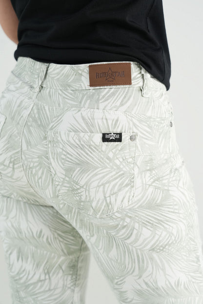 Printed Stretch Capri