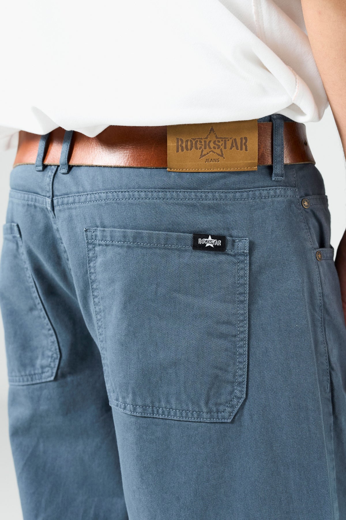 Navy Bamboo Balloon Navy Pant shop at Rockstar Jeans