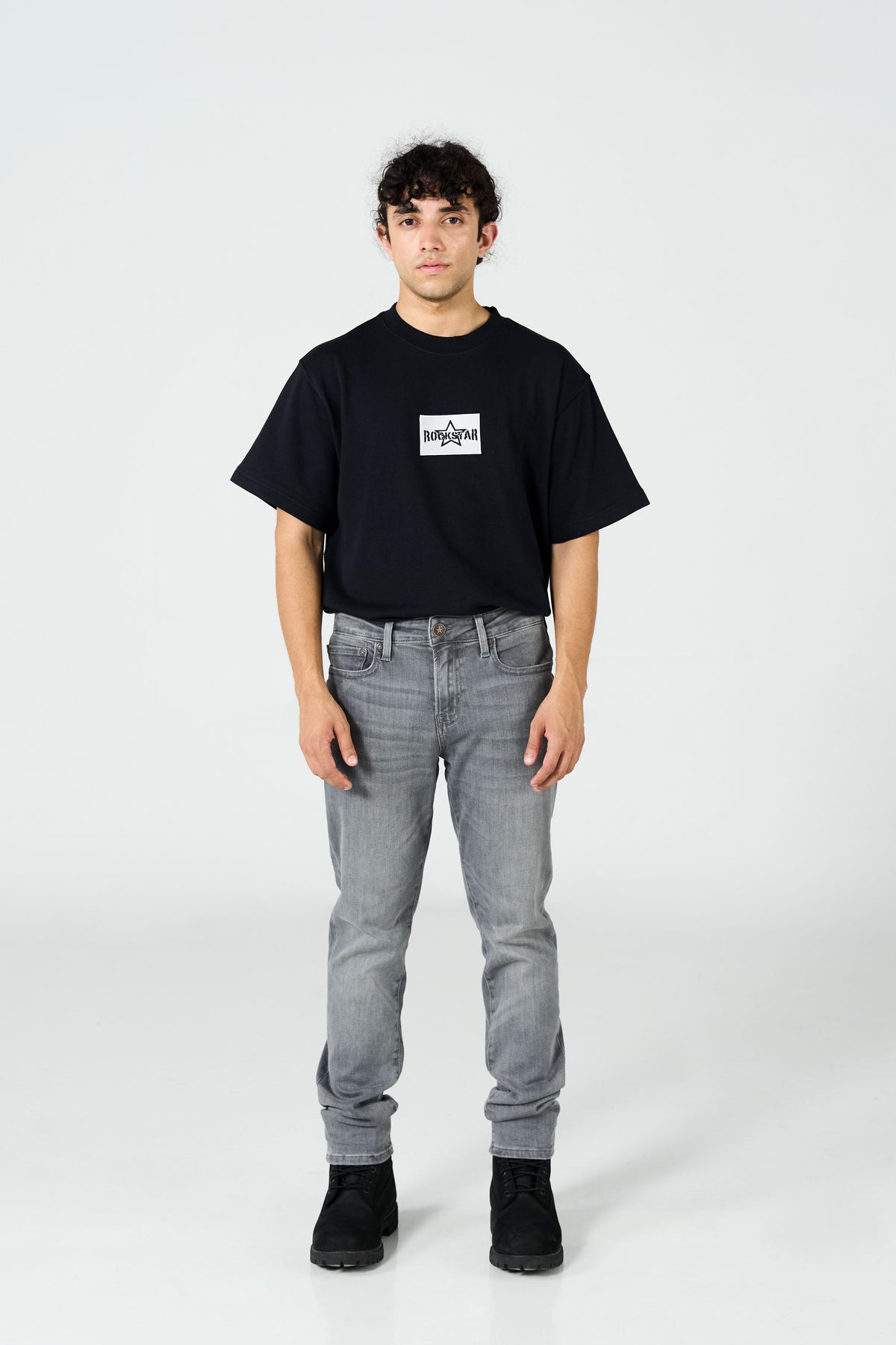 Grey Slim Jeans shop at Rockstar Jeans