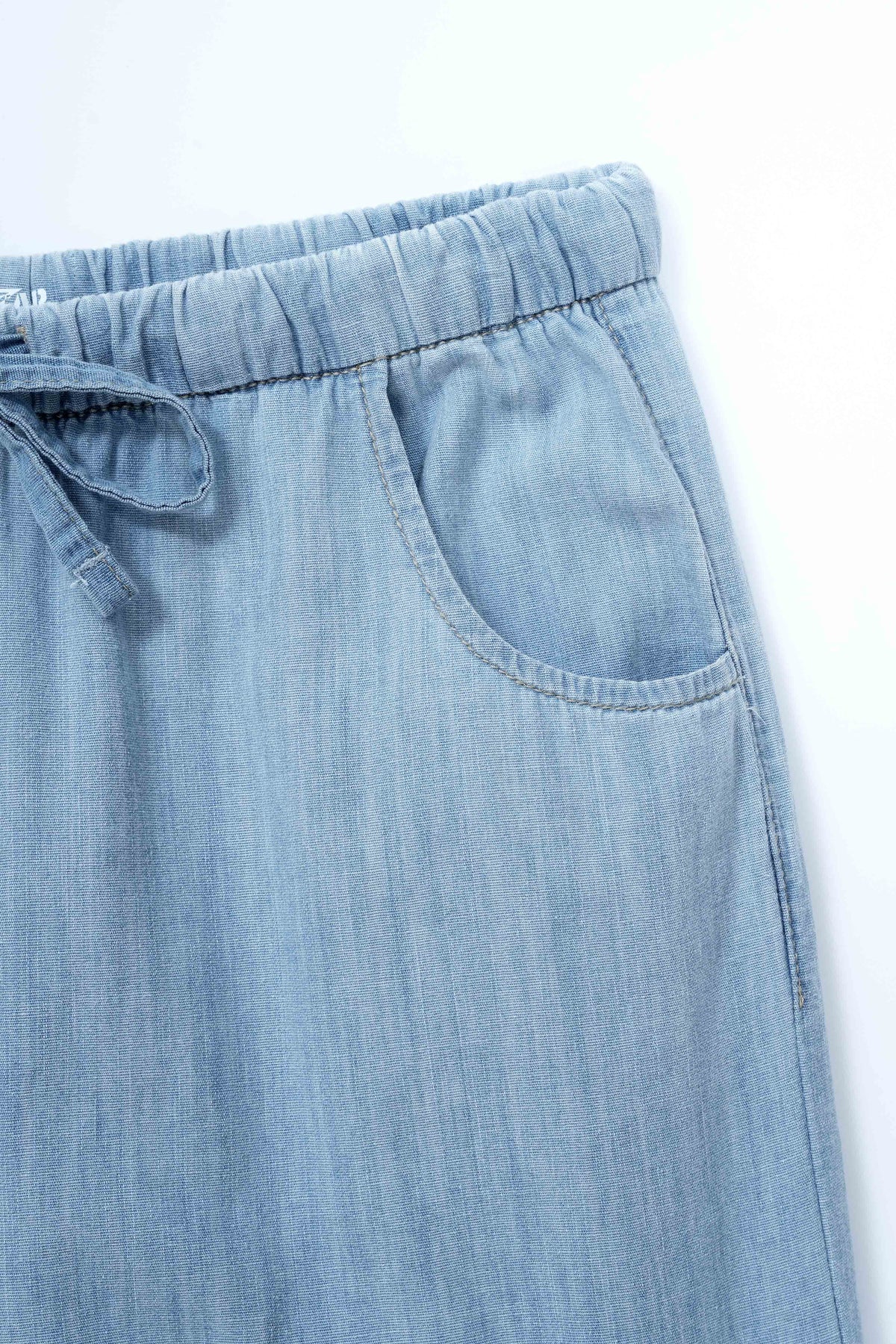 High Rise Wide Leg Trouser Jeans Light Blue