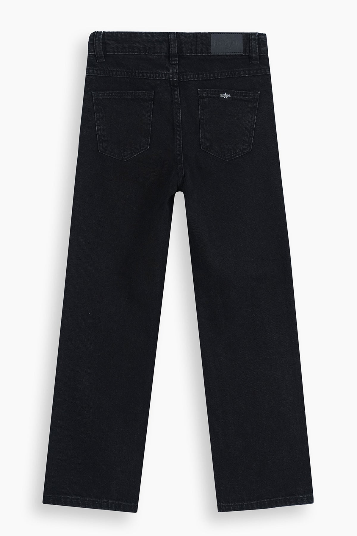 Straight Fit Rhinestones Jeans