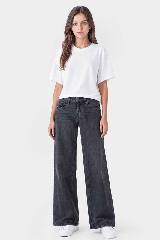 Super Low Rise Baggy Wide Leg Jeans