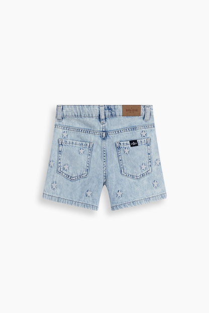 Star Embroidery Shorts