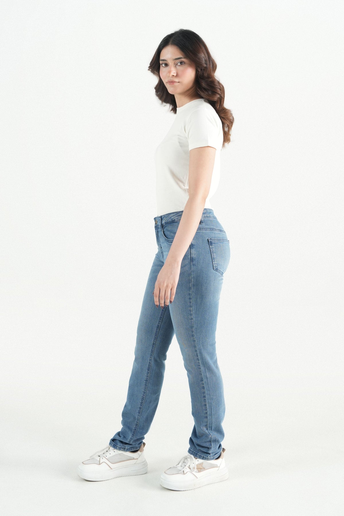 Essential Mid-Blue Denim Jeans