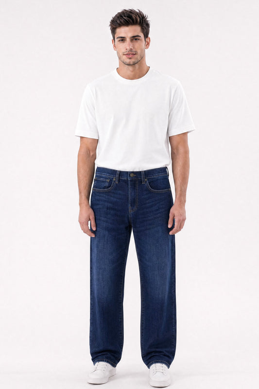 Sandbar Straight Fit Jeans – Dark Blue