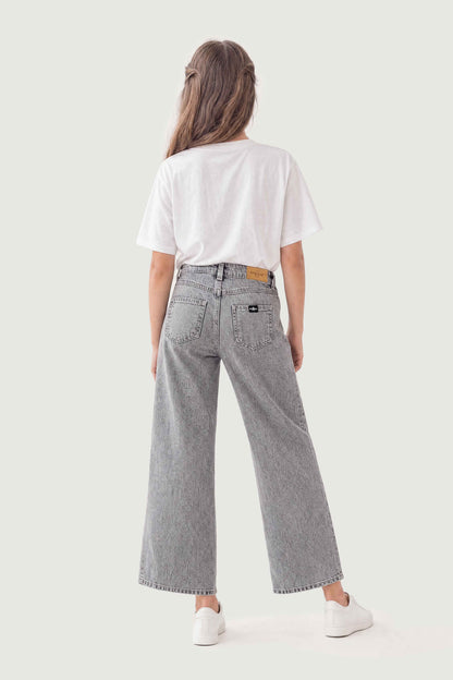 Wide Leg Studded Jeans