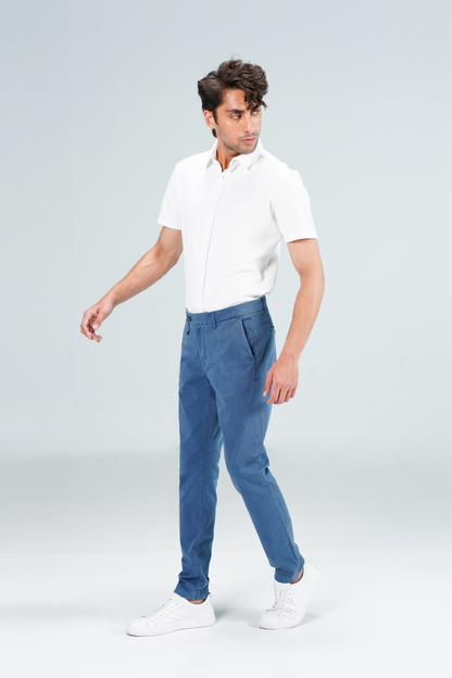 Slim Fit Chino Pant Blue shop at rockstar jeans