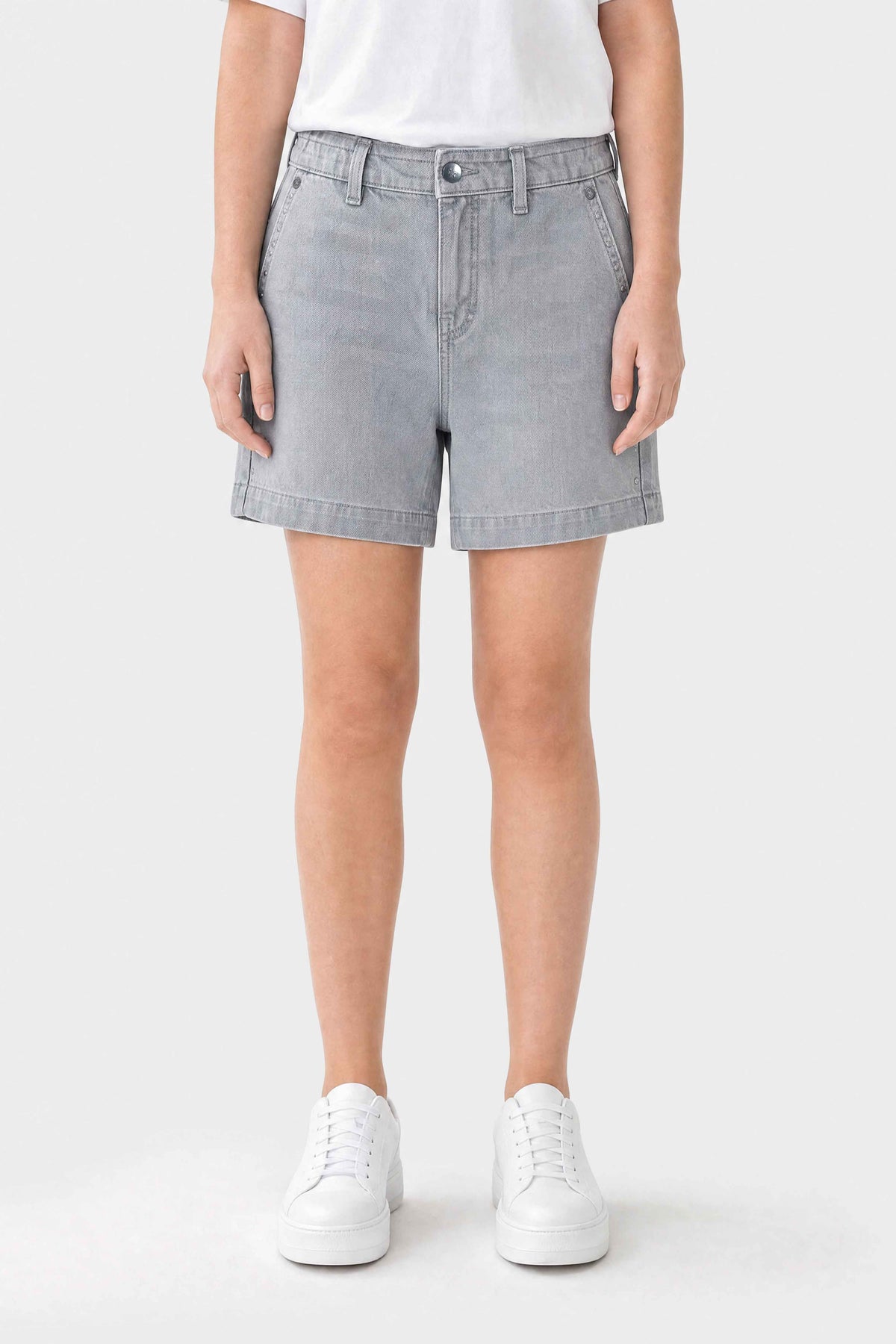 Wide Leg Studded Shorts