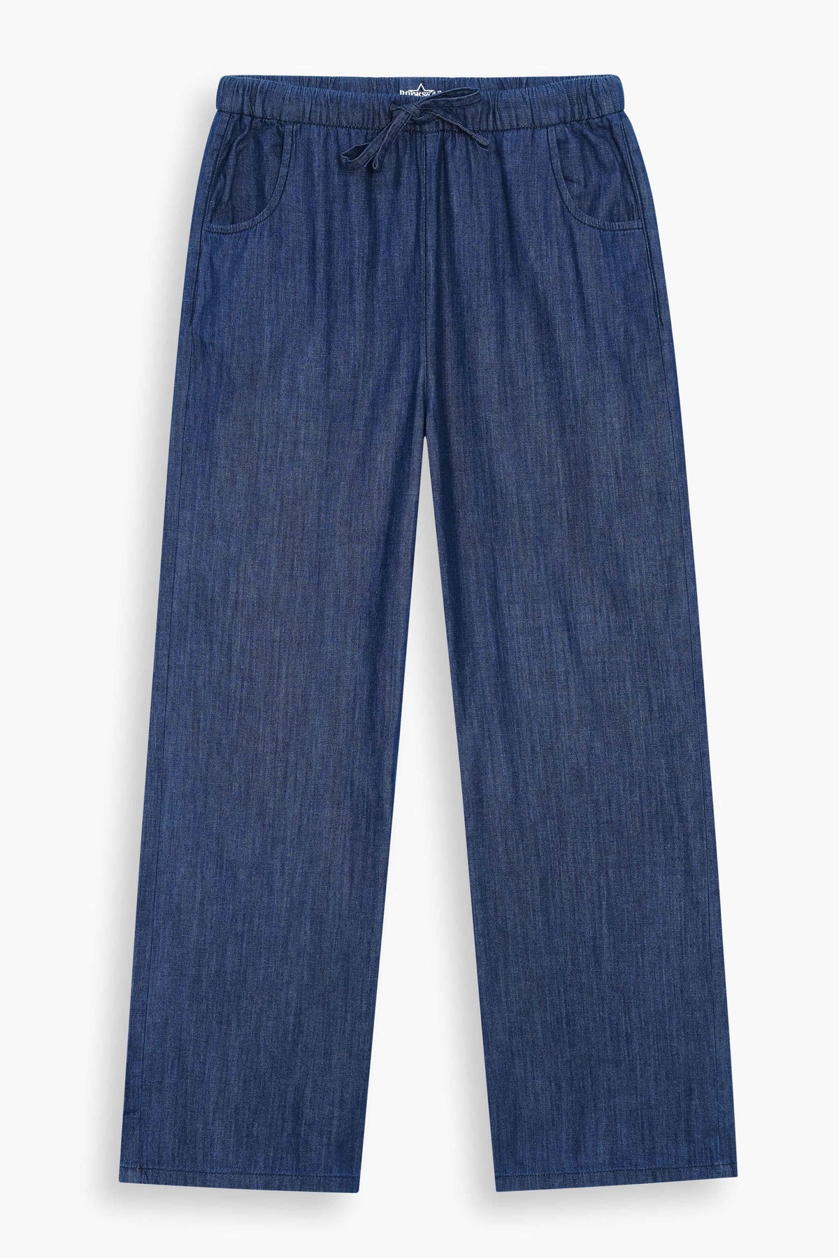 High Rise Wide Leg Trouser Jeans Dark Blue