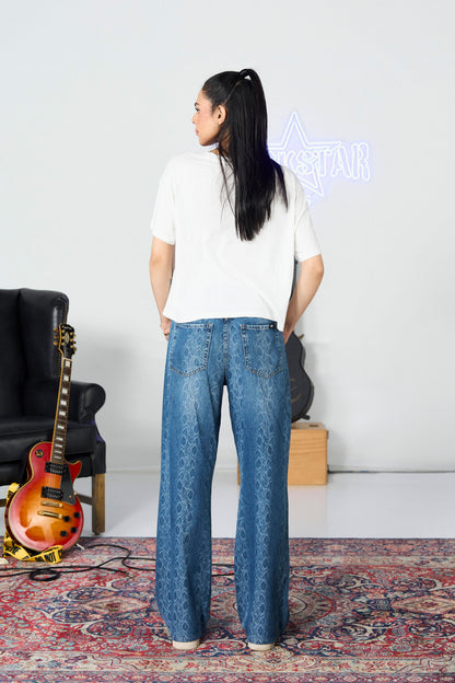 Snake Strike Laser Jeans shop at rockstar jeans