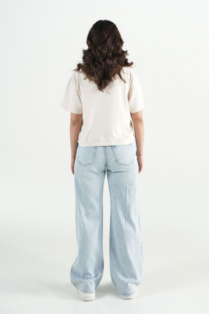 Vintage Repair Wide Leg Jeans