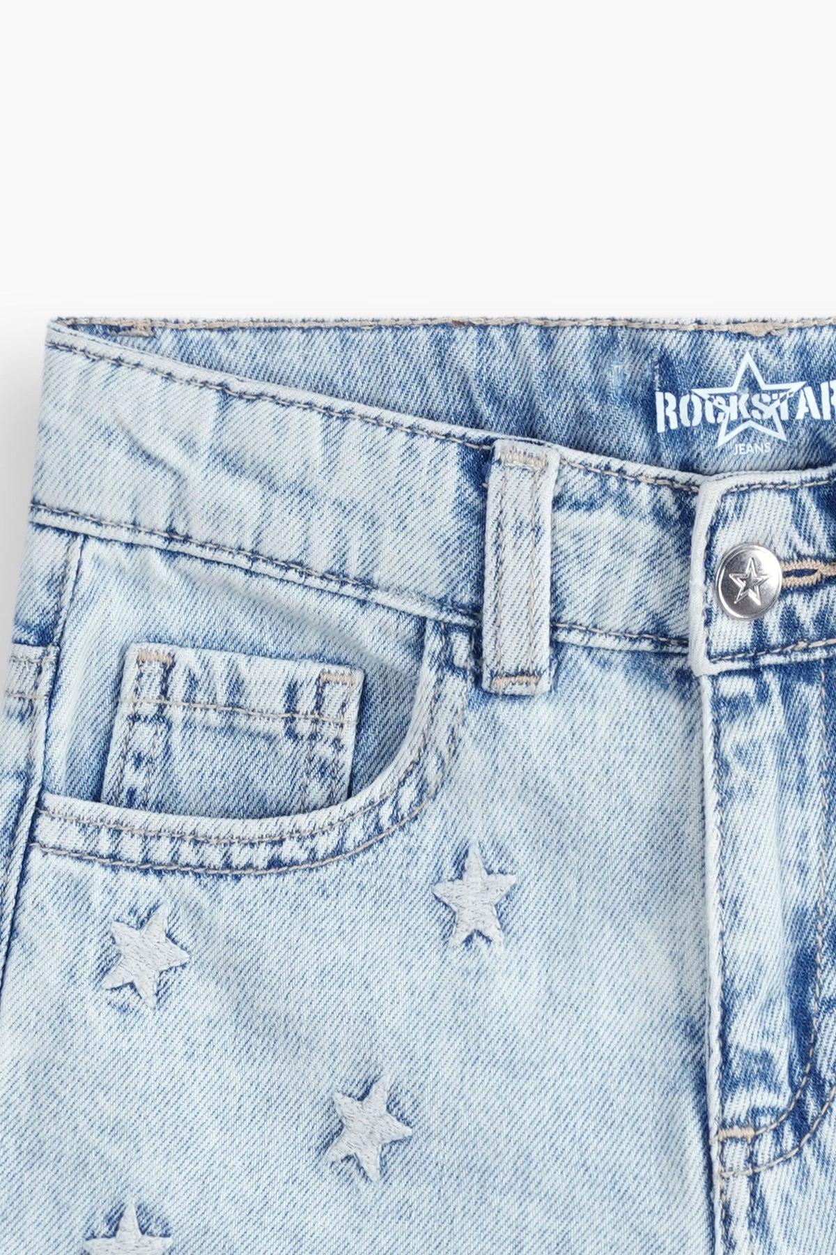 Star Embroidery Shorts