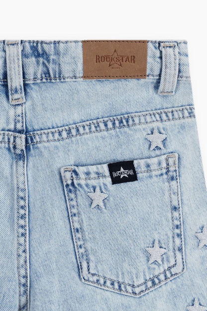 Star Embroidery Shorts