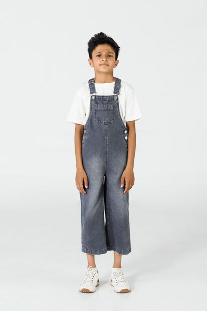 Grey Dungaree shop at rockstar jeans
