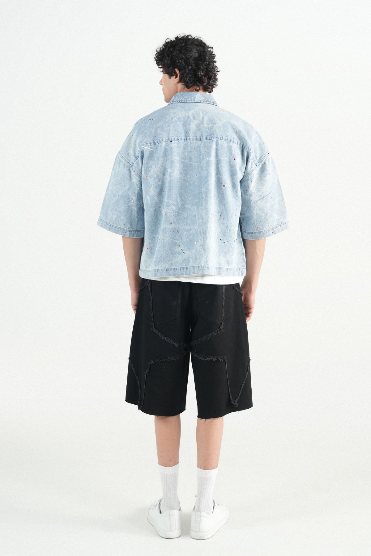 Stone Splashed Oversized Shirt