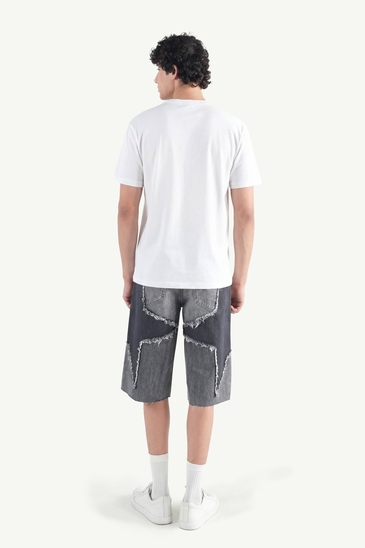Star Dark  Patch Jorts