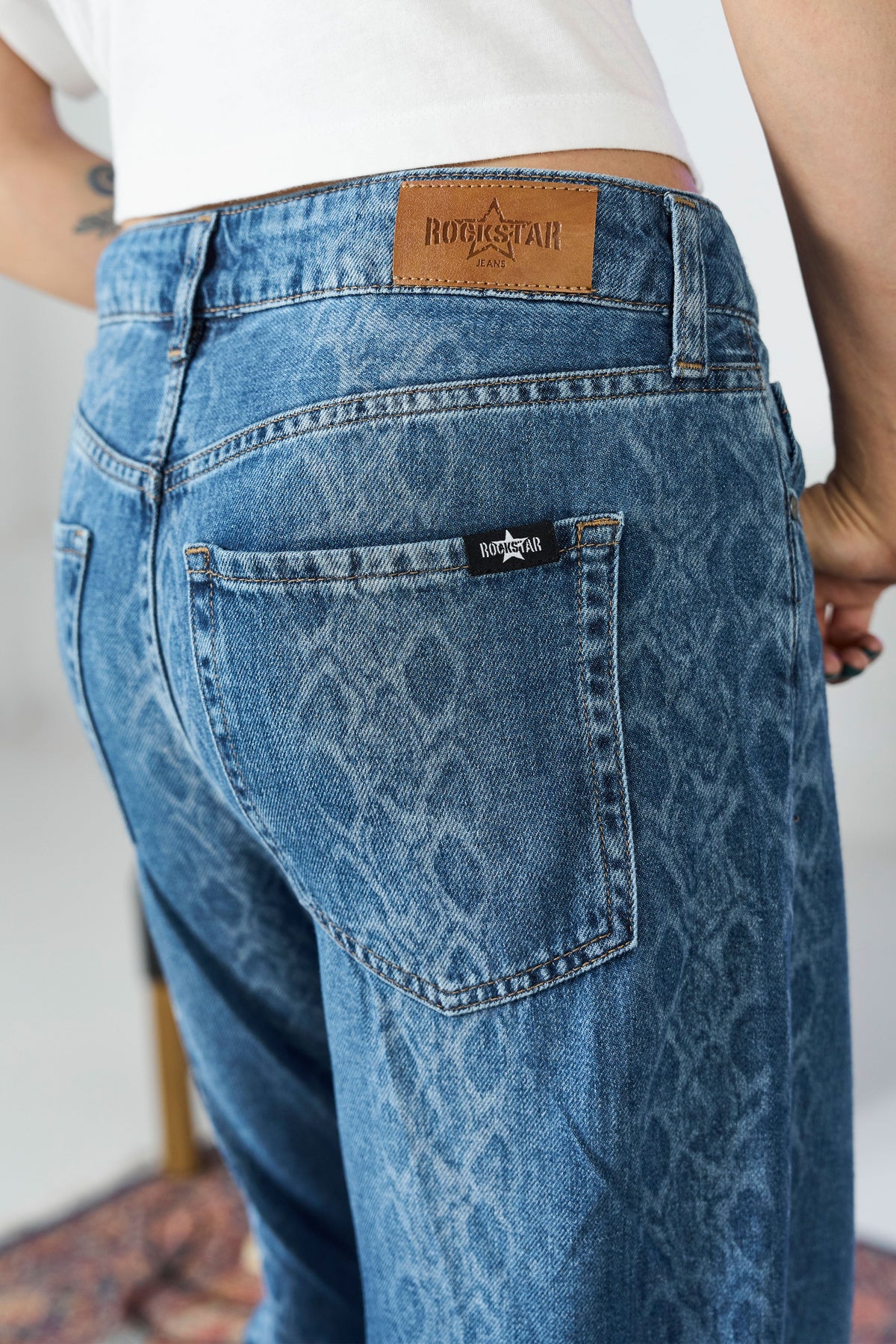 Snake Strike Laser Jeans shop at Rockstar Jeans