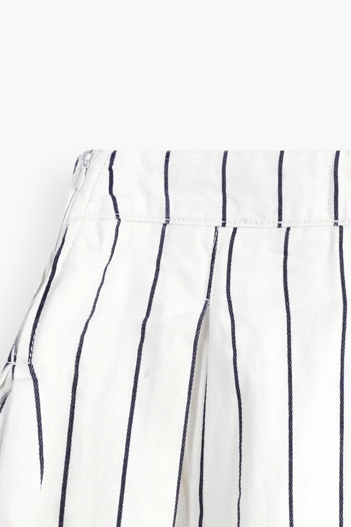 Striped Skirt With Inner Shorts