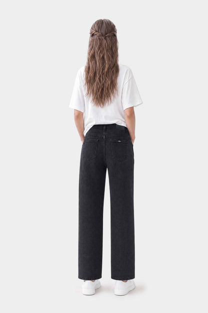 Straight Fit Rhinestones Jeans