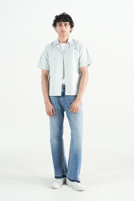 Hawaiian Summer Light Blue Shirt