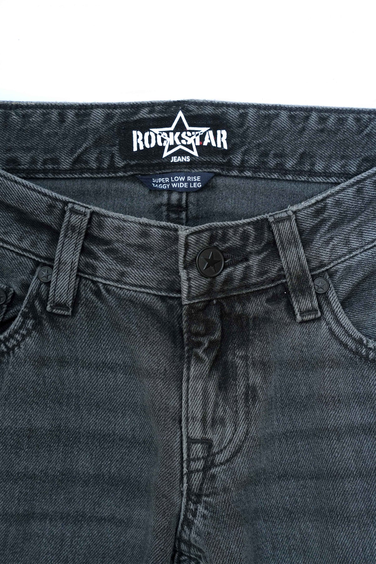 Super Low Rise Baggy Wide Leg Jeans