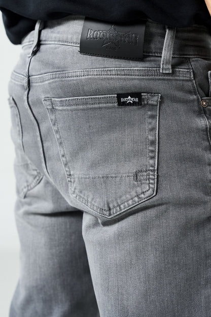 Grey Slim Jeans shop at rockstar jeans