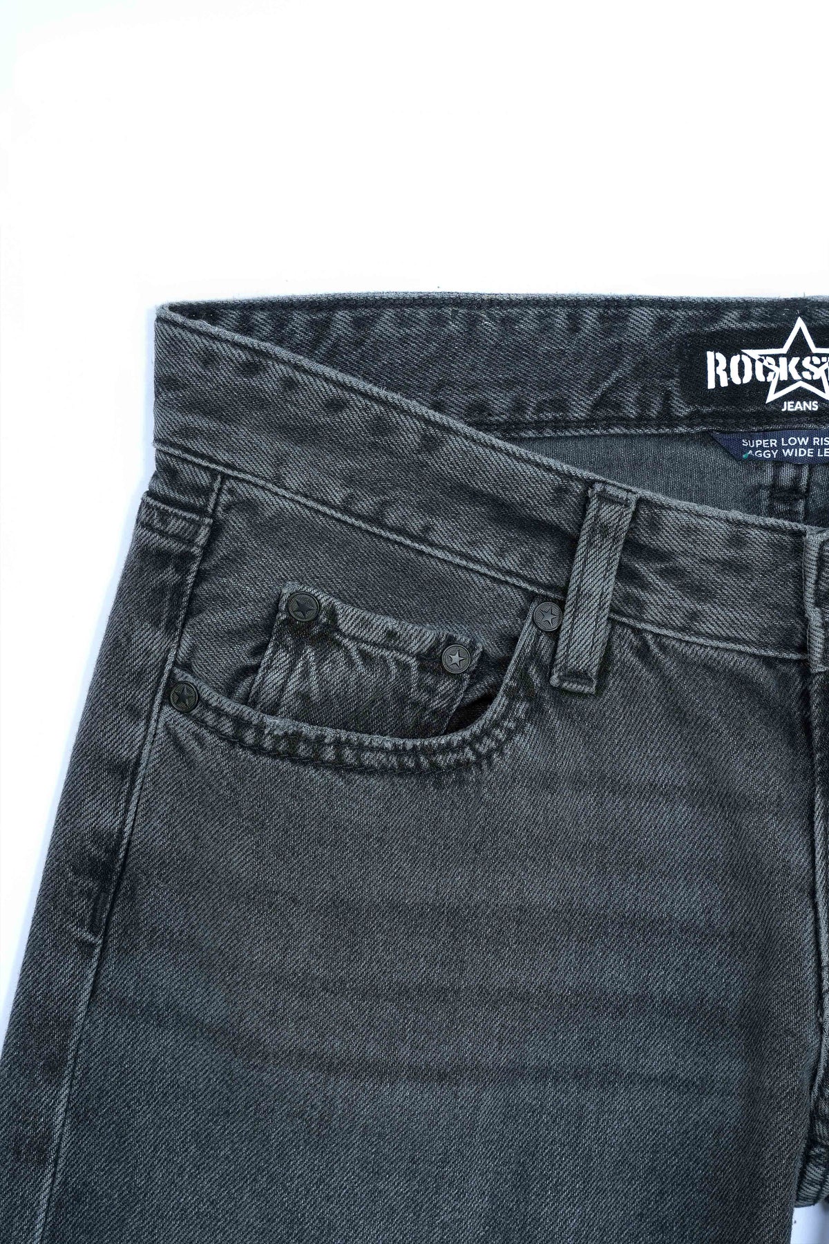 Super Low Rise Baggy Wide Leg Jeans