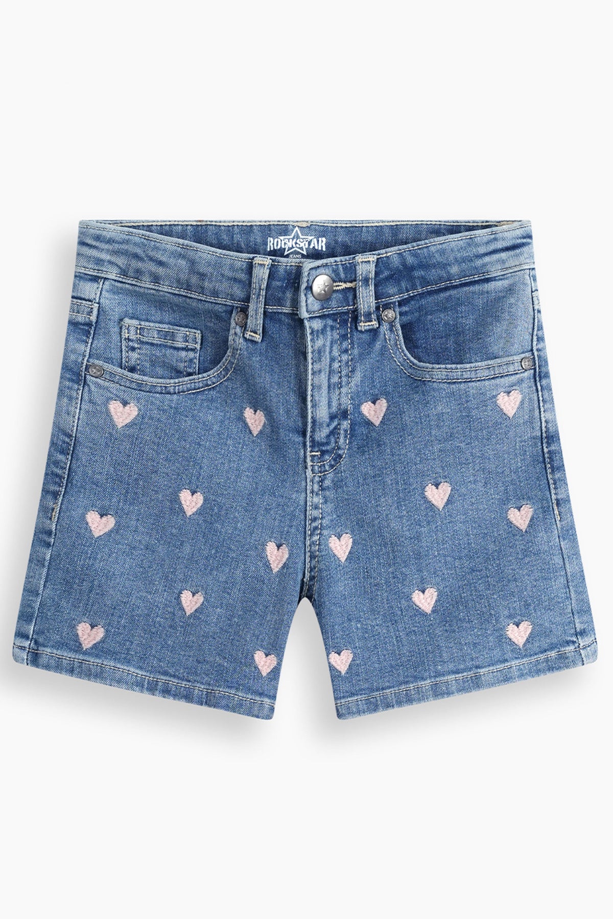 Heart Embroidery Shorts