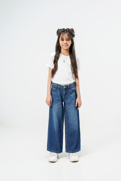 Wide Leg Dark Blue