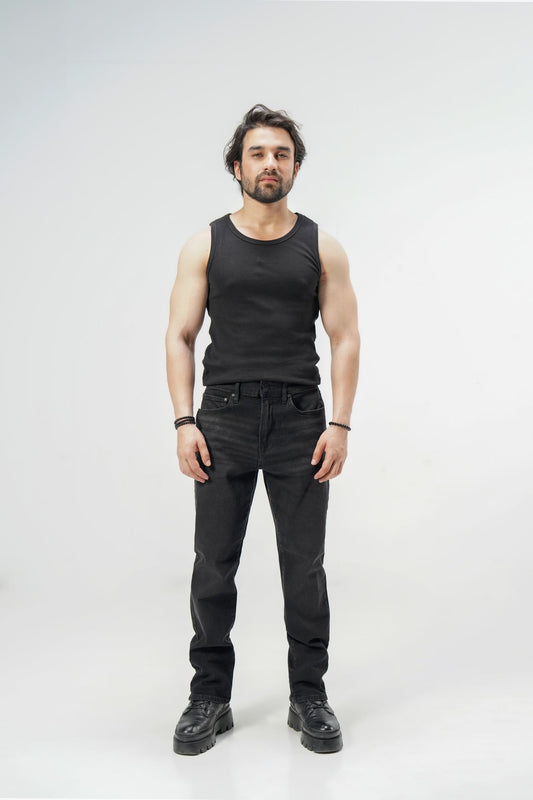 Authentic Straight Black shop at Rockstar Jeans