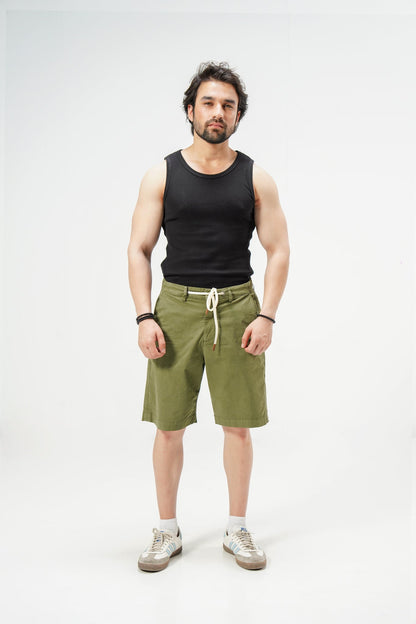 Military Green Shorts shop at Rockstar Jeans